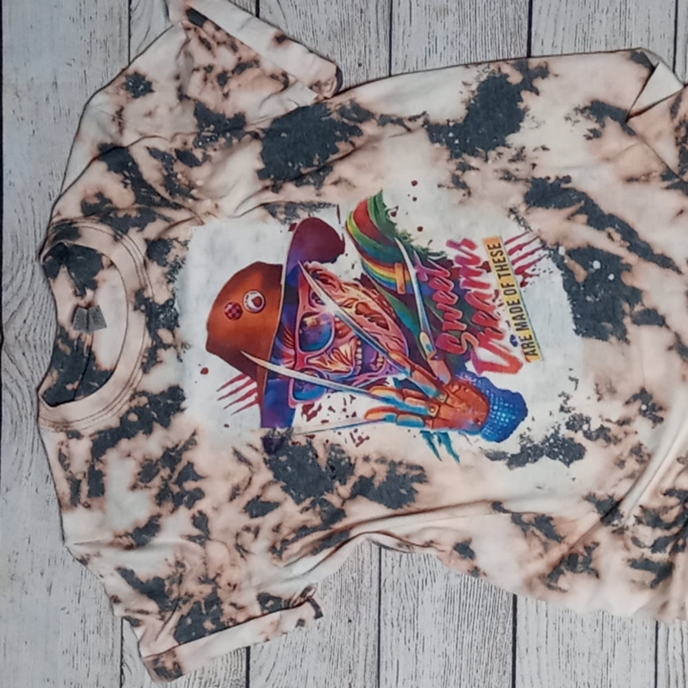 Bleached Freddy Krueger Graphic Tee